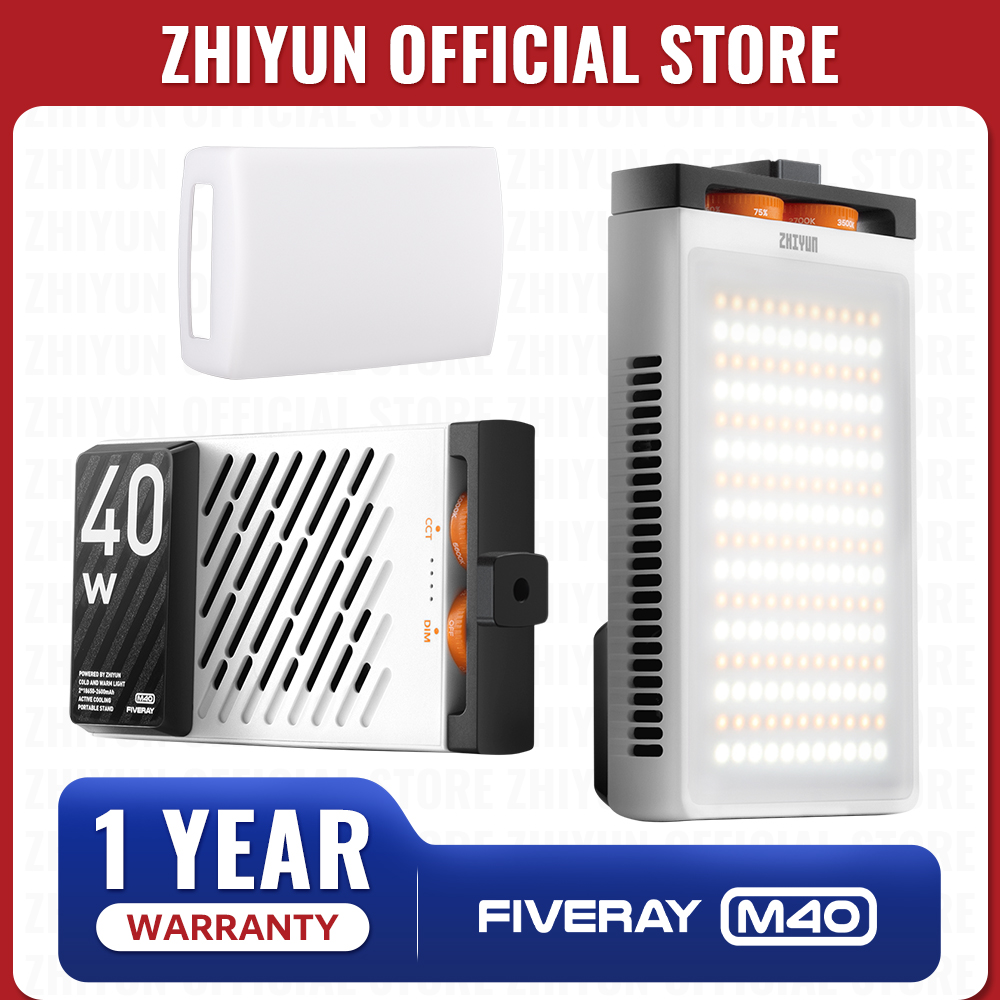 Photography Lighting For Outdoors - Официальный светодиодный светильник ZHIYUN FIVERAY M40