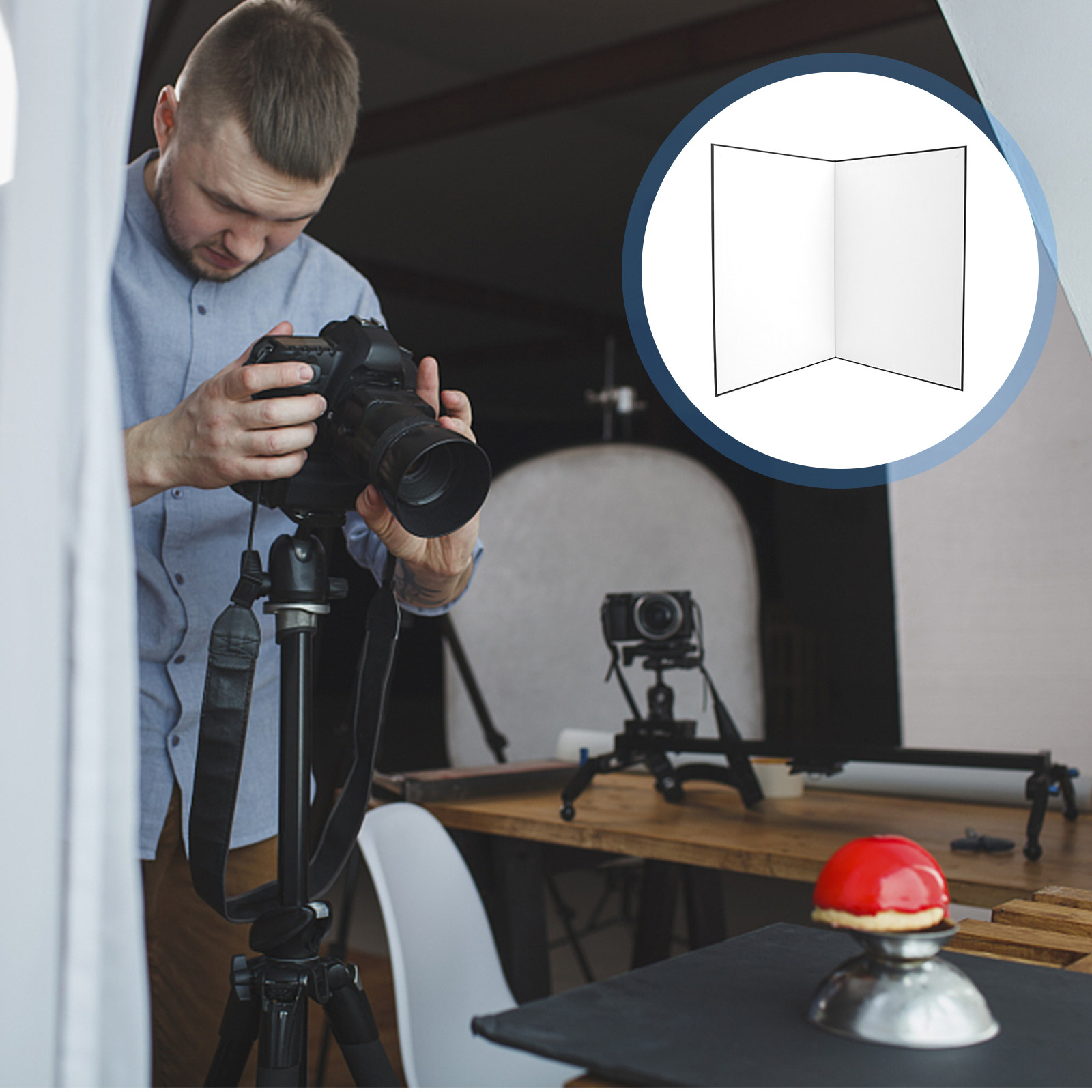 Photography Lighting For Jewelry - Складная двусторонняя прямоугольная светоотражающая панель формата