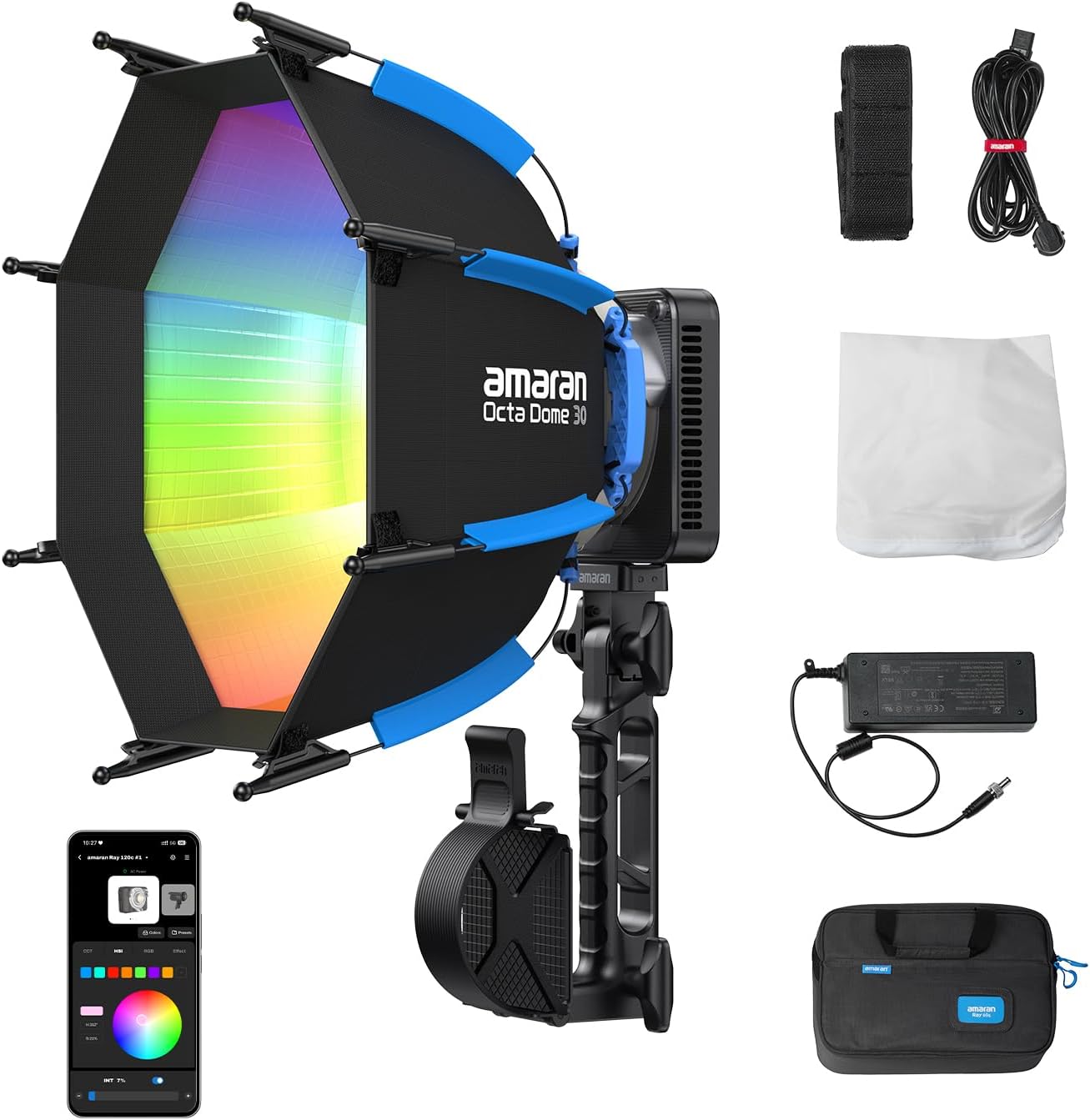 Photography Lighting Mount - 120-ваттный RGB LED видеосвет, портативное студийное