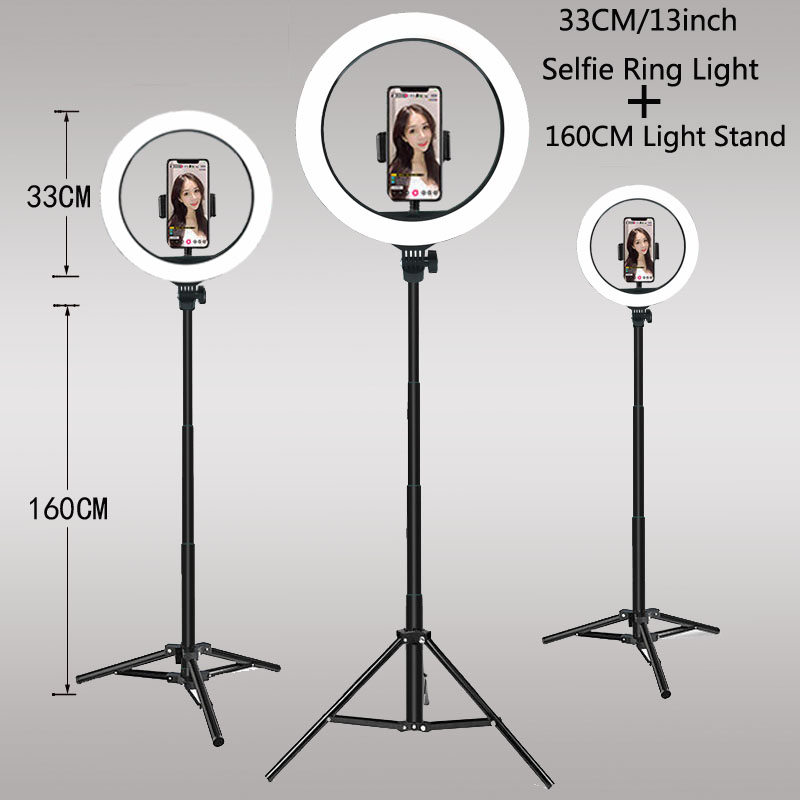 Photography Lighting Set Up - 26 33 см видеолампа с регулируемой