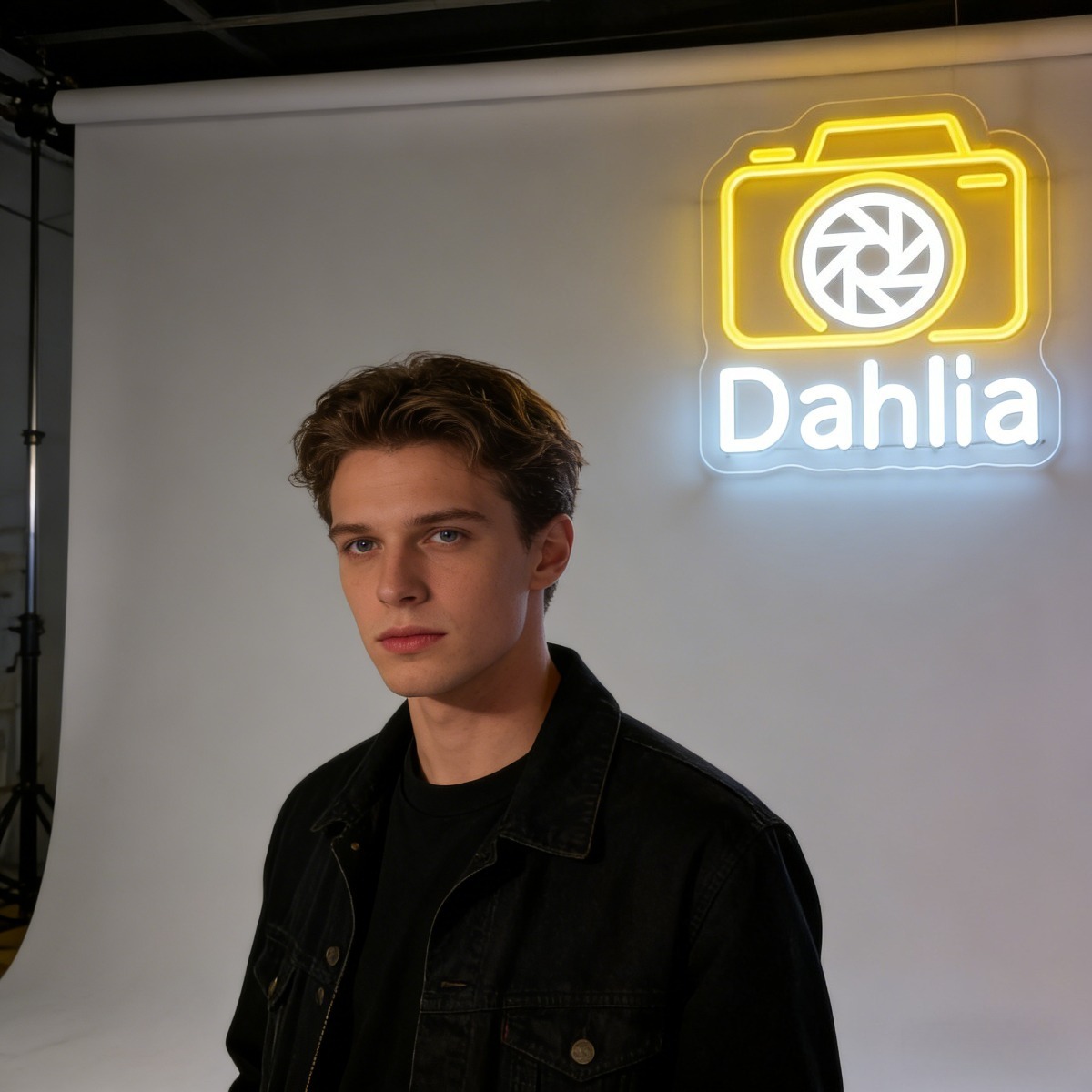 Неоновая вывеска-камера Dahlia – обзор и цена Vintage Photography Lighting