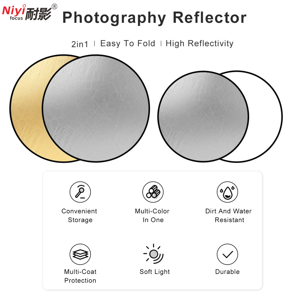 Круглый портативный отражатель – обзор и цена Photography Lighting Handheld