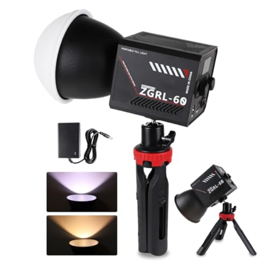60-ваттный COB LED видеосветил – обзор и цена Photography Lighting Handheld