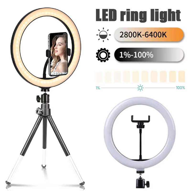 10-дюймовая кольцевая лампа дл – обзор и цена Photography Lighting Set Up