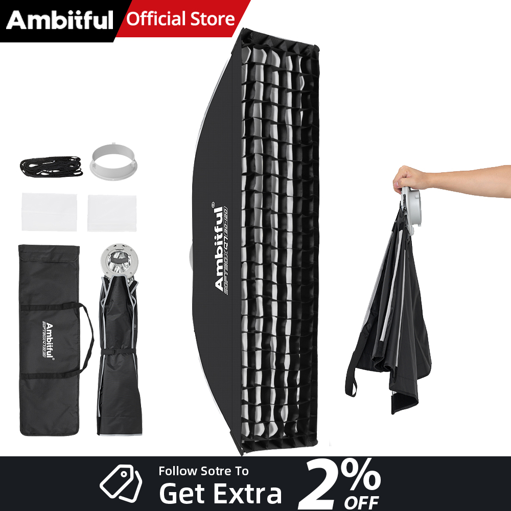 AMBITFUL Q7-II 30*120 см Студи – обзор и цена Photography Lighting Set Up