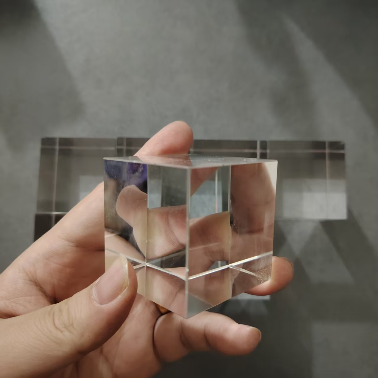 2 шт. стеклянных кубических пр – обзор и цена Lighting Glass Photography